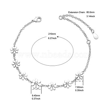 pulseras de eslabones de latón shegrace(JB538A)-5