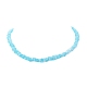 3Pcs 3 Color Acrylic Chips Beaded Chain Necklaces Set(NJEW-JN04313)-3