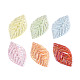 Transparent Acrylic Leaf Pendants(TACR-T031-01M)-2