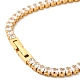 Clear Cubic Zirconia Tennis Bracelet(BJEW-M301-01G)-3