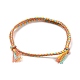 Polyester Braided Adjustable Cord Bracelet(BJEW-A099-03)-4