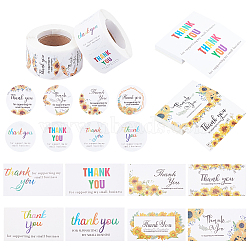 Globleland Thank You for Supporting My Business Card, for Decorations, Rectangle, Mixed Color, 90x50x0.4mm, 80pcs/set(DIY-GL0002-05)