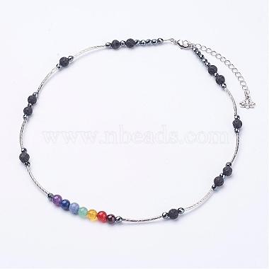 Mixed Color Lava Necklaces