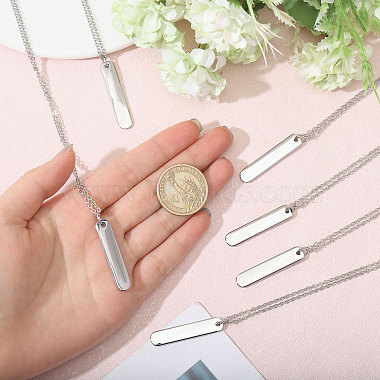 6pcs 304 collier pendentif en acier inoxydable(NJEW-CA0001-20P)-3