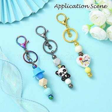 Alloy Bar Beadable Keychain for Jewelry Making DIY Crafts(X-KEYC-A011-01B)-3