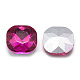 Pointed Back Glass Rhinestone Cabochons(RGLA-T032-12x12mm-10)-2