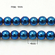Non-Magnetic Synthetic Hematite Beads Strands(G-C019-4mm)-1