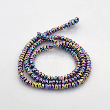 Electroplate Non-magnetic Synthetic Hematite Beads Strands(G-J208B-06)-2