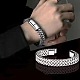 Punk Style 304 Stainless Steel Curb Chain Bracelets for Men(WGFAED6-05)-1