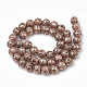 Electroplated Natural Lava Rock Beads Strands(G-T098-01C-06)-2