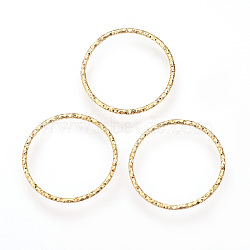 Brass Linking Rings, Soldered, Nickel Free, Real 18K Gold Plated, 40mm(KK-R058-200)