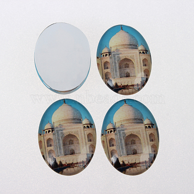 The White House Photo Glass Oval Cabochons(X-GGLA-N003-18x25-F21)-2