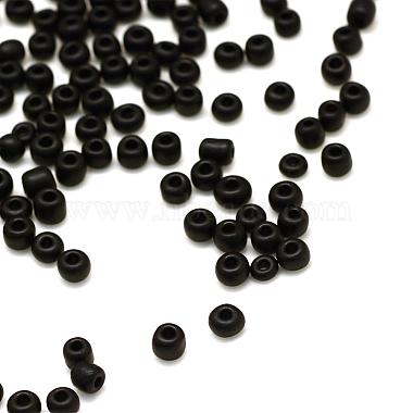 3mm Black Glass Beads