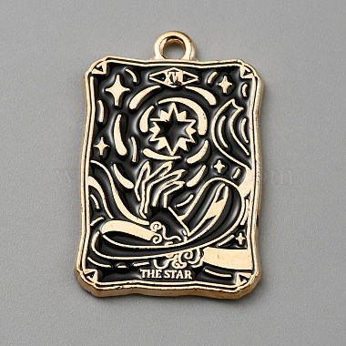 合金エナメルペンダント(ENAM-WH0064-24J)-1