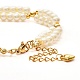 Healing Reiki Round Natural Carnelian Beaded Bracelets for Girl Women(X1-BJEW-TA00013)-5