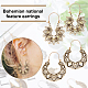 12 Pairs 12 Style Bohemia Hollow Out Heart & Flower & Teardrop & Flat Round Alloy Hoop Earrings(EJEW-AN0003-37)-3