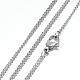 304 Stainless Steel Curb Chain Necklaces(STAS-G083-25P)-1