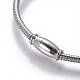 304 Stainless Steel Charms Bangles(BJEW-P258-05P)-2