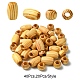 40Pcs 2 Styles Pinewood Beads(WOOD-YW0001-48)-1