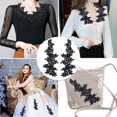 Polyester Embroidery Lace Appliques(DIY-WH0401-94B)-5