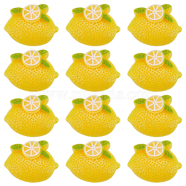 80Pcs Opaque Resin Cabochons(RESI-SC0002-63)-1