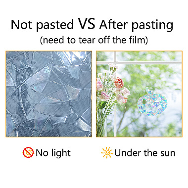 16 Sheets 4 Styles Waterproof PVC Colored Laser Stained Window Film Static Stickers(DIY-WH0314-078)-8