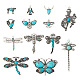 Pendentifs en alliage de style tibétain de style 13pcs 13(FIND-TA0002-36)-3