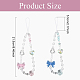 Transparent Acrylic & Plastic Bead Mobile Strap(HJEW-YW00380-01)-3