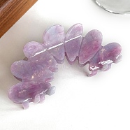 Hollow Wave Cellulose Acetate Large Claw Hair Clips, Hair Accessories for Women & Girls, Flower, Plum, 110mm(PW-WG889F9-06)