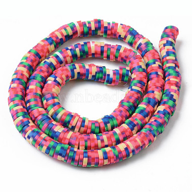 Handmade Polymer Clay Beads Strands(CLAY-N008-010L)-2