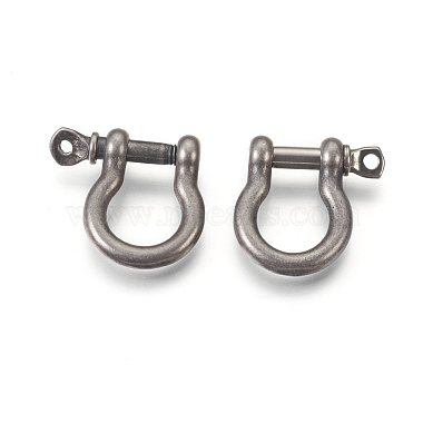 Antique Silver Stainless Steel Clasps