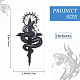 20 Sheets 20 Style Cool Body Art Removable Snake Temporary Tattoos Stickers(STIC-CP0001-02)-2