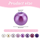 pearlized Glasperlen runde Perlen(HY-HY0001-10)-2