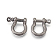 304 Stainless Steel Screw D-Ring Anchor Shackle Clasps(STAS-E446-29AS)-1