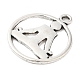 Pendentifs en alliage de style tibétain(TIBEP-R304-033AS-LF)-2