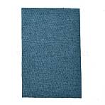 Cotton Flax Fabric, Sofa Cover, Garment Accessories, Dark Slate Blue, 29~30x19~20x0.07cm(DIY-WH0199-13N)