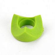 Silicone Pencil Gripper for Kids, Yellow Green, 16x8mm(AJEW-WH0189-89A)