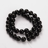 Natural Gemstone Obsidian Round Beads Strands, 6mm, Hole: 0.8mm, about 65pcs/strand, 15.5 inch(G-O030-6mm-08)