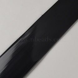 PVC Towel Bands for Beach Chairs, Black, 48.5x3mm, 6m/roll(AJEW-WH0270-308B)
