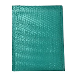 Matte Film Package Bags, Bubble Mailer, Padded Envelopes, Rectangle, Teal, 31.2x23.8x0.2cm(OPC-P002-01A-06)