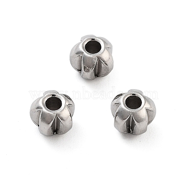 Stainless Steel Color Flower 202 Stainless Steel Beads