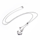 Non-Tarnish Adjustable 304 Stainless Steel Lariat Necklaces(NJEW-F252-A05)-1