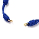 Fabrication de bracelet en cordon de nylon tressé réglable(AJEW-JB00758-04)-2