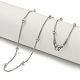 Non-Tarnish 304 Stainless Steel Box Chain Round Link Necklaces(NJEW-P315-02A-P)-1