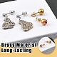 20Pcs 2 Colors Brass Ear Nuts(KK-YW0004-63)-3