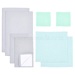 8Pcs 4 Style Silver Polishing Cloth, Jewelry Cleaning Cloth, Sterling Silver Anti-Tarnish Cleaner, Mixed Color, 2pcs/style(AJEW-AR0001-33)