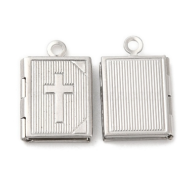 Stainless Steel Color Rectangle 316 Surgical Stainless Steel Pendants