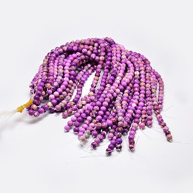 Natural Imperial Jasper Beads Strands(G-I122-6mm-07)-2