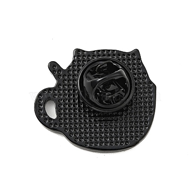 Coffee Cup Cat Enamel Pin(JEWB-H009-01EB-09)-2