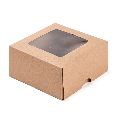 складные подарочные коробки для ювелирных изделий из крафт-бумаги и картона(CON-WH0092-25B)-2